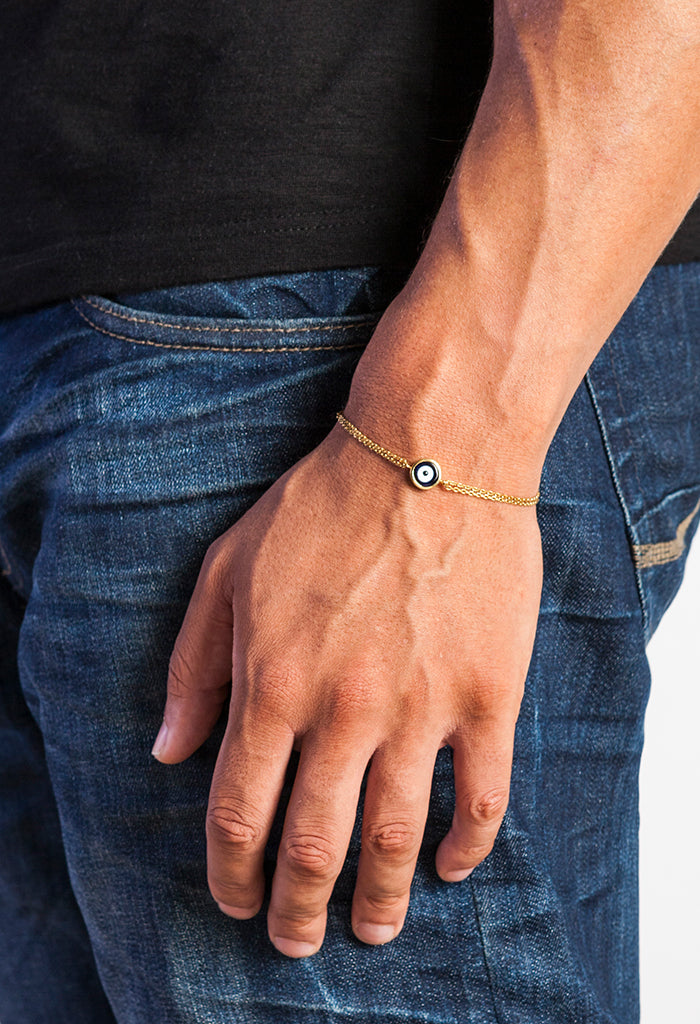 Evil Eye Bracelet - Gold