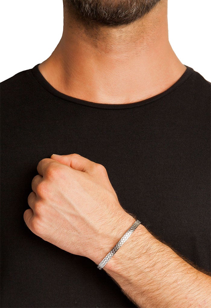 Flower Of Life Bracelet - Silver