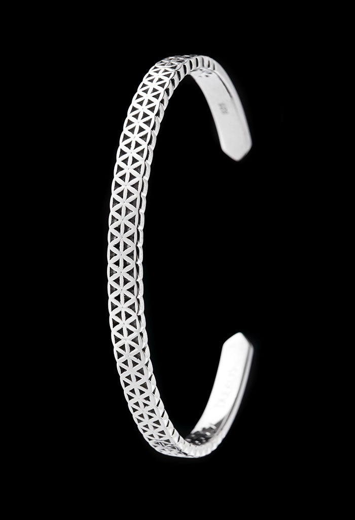 Flower Of Life Bracelet - Silver