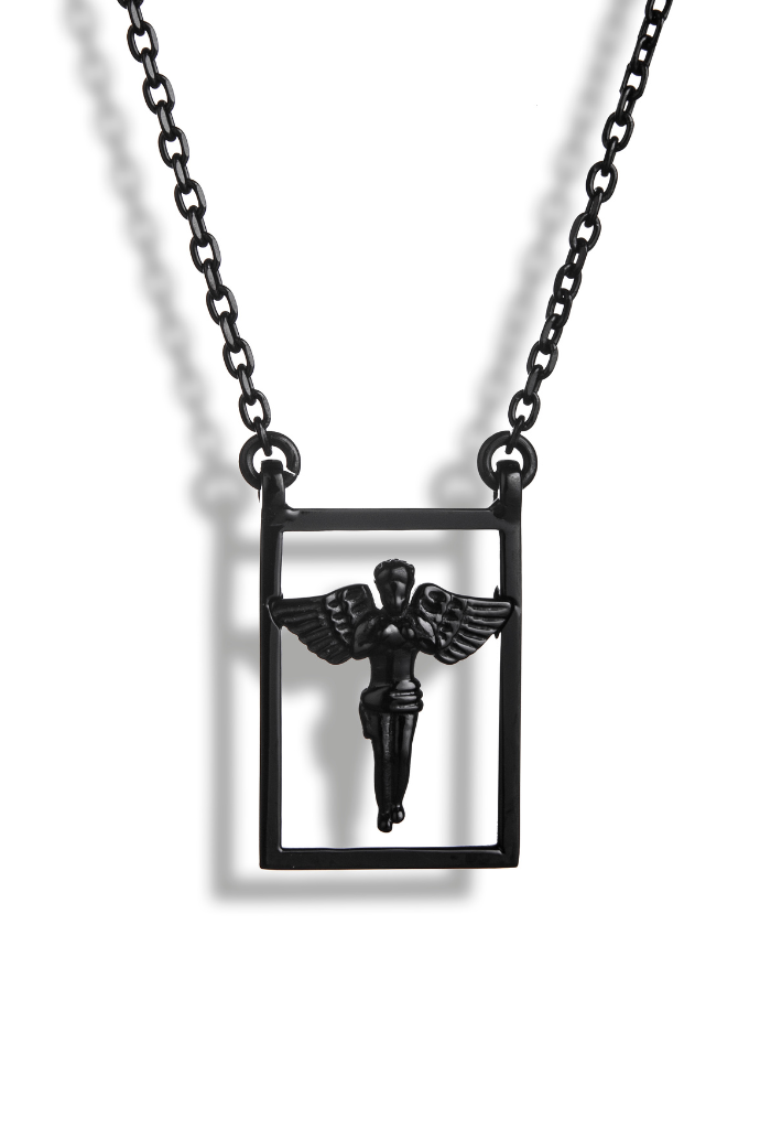 Guardian Angel Scapular - Black