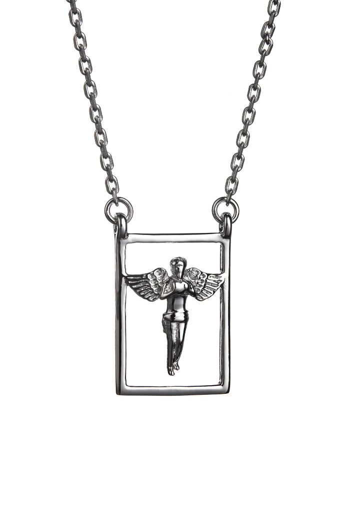 Guardian Angel Scapular - Silver