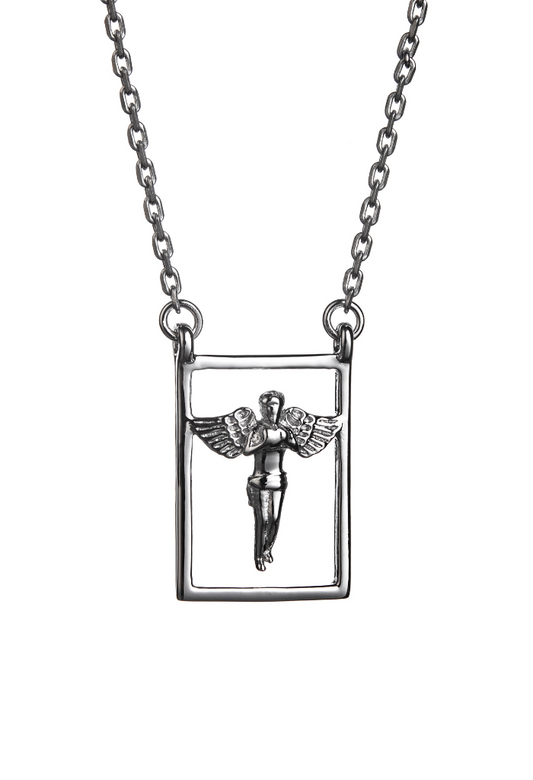 Guardian Angel Scapular - Silver
