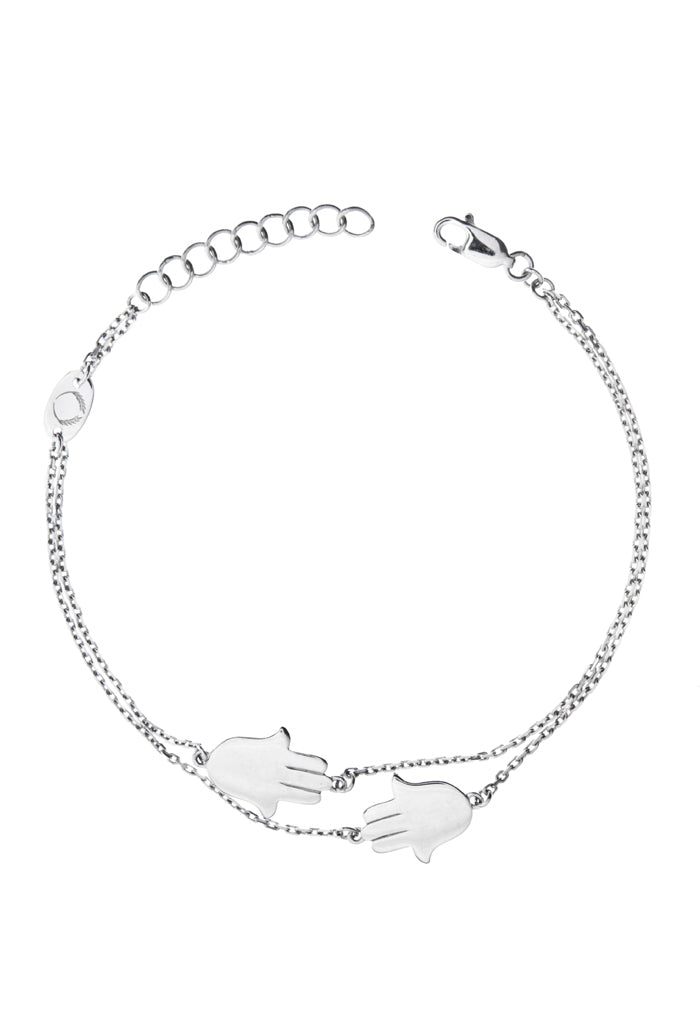 Hand Of Fatima Bracelet - Silver