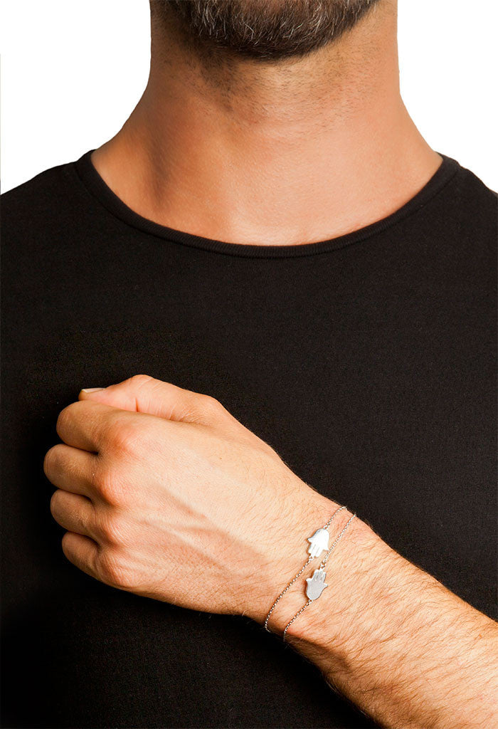 Hand Of Fatima Bracelet - Silver
