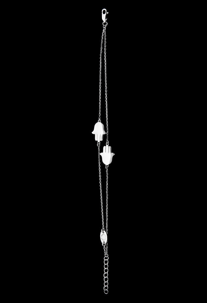 Hand Of Fatima Bracelet - Silver
